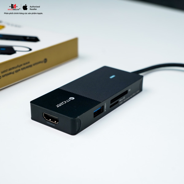 Hub chuyển đổi Mazer 7 in 1 Type-C Infinite.Multimedia Pro MULTI7002-MUC2MULTI7002BK-12