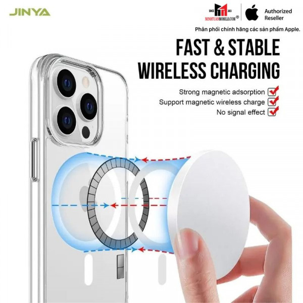 Ốp lưng Magsafe iPhone 14 Pro Jinya Crystal-JA6429-4