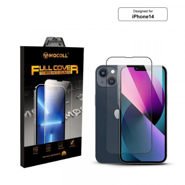 Cường lực iPhone 14 13 13 Pro MOCOLL 2.5D Full Cover-MOC7796-8