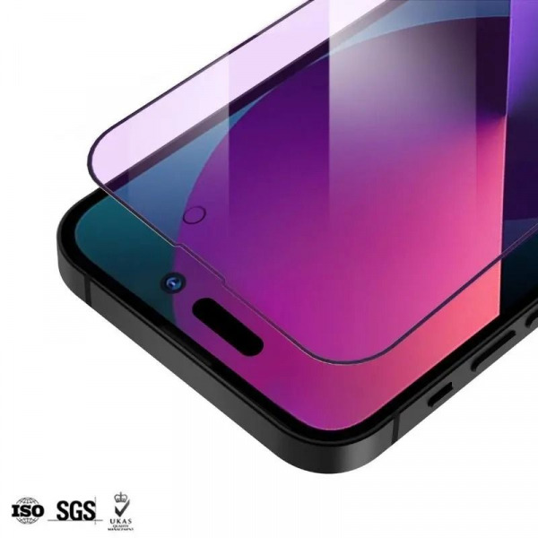 Cường lực chống ánh sáng xanh iPhone 14 Plus 13 Pro Max MOCOLL 2.5D Full Cover-MOC7895-3