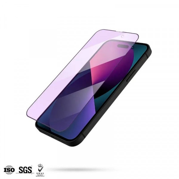 Cường lực chống ánh sáng xanh iPhone 14 Pro Max MOCOLL 2.5D Full Cover-MOC7901-4