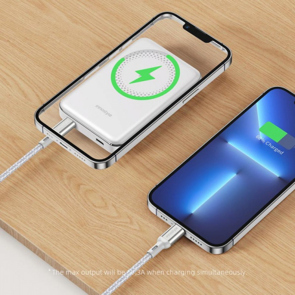 Pin sạc dự phòng Innostyle 10.000 mAh 20W PowerMag Slim-IM20PDLV-15
