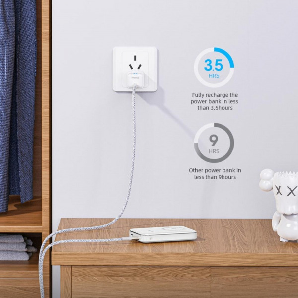 Pin sạc dự phòng Innostyle 10.000 mAh 20W PowerMag Slim-IM20PDLV-17