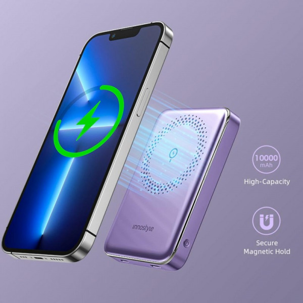 Pin sạc dự phòng Innostyle 10.000 mAh 20W PowerMag Slim-IM20PDLV-22