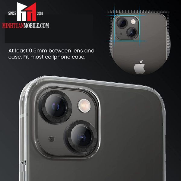 Dán bảo vệ camera iPhone 14 14 Plus Mipow Diamondshield-BJ14APP-2