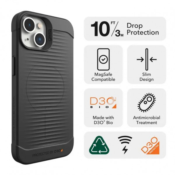 Ốp lưng chống sốc iPhone 14 Gear4 D3O Havana-702010074-2