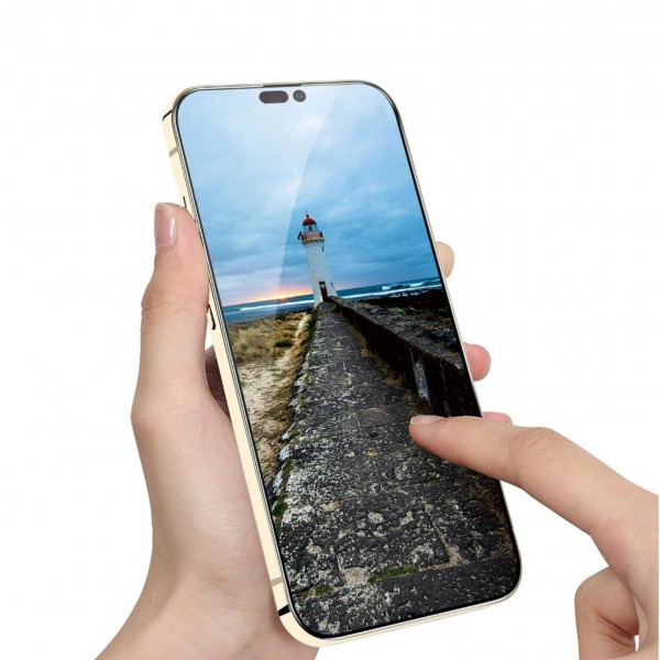 Cường lực iPhone 14 Pro ANANK Corning Gorilla cao cấp (viền đen)-93900300-3
