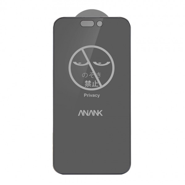 Cường lực chống nhìn trộm iPhone 14 Plus 13 Pro Max ANANK (viền đen)-24652418-6