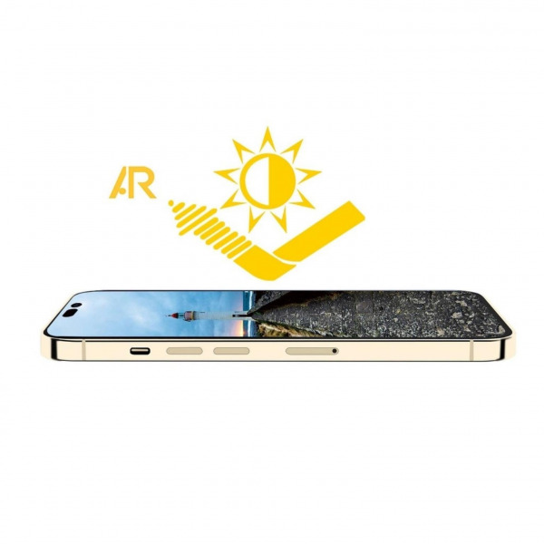 Cường lực iPhone 14 ANANK chống phản chiếu (viền đen)-93900201-2