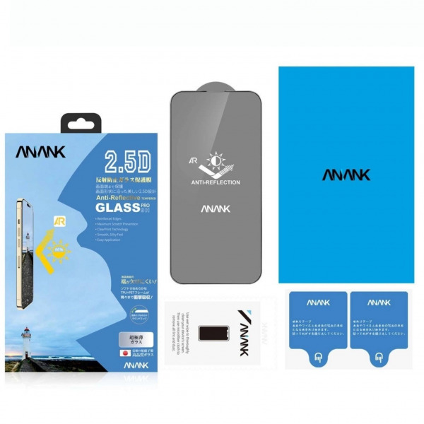 Cường lực iPhone 14 Pro ANANK chống phản chiếu (viền đen)-93900225-8