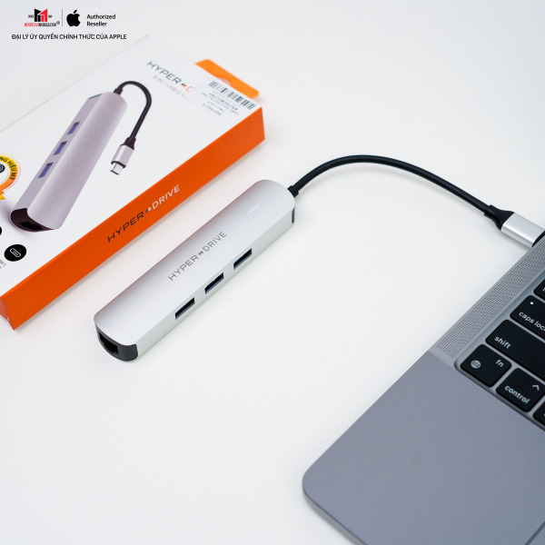 Hub chuyển đổi HyperDrive 6 in 1 Type-C 4K HDMI HD233B-HD233BGREY-7
