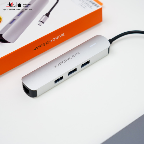 Hub chuyển đổi HyperDrive 6 in 1 Type-C 4K HDMI HD233B-HD233BGREY-8