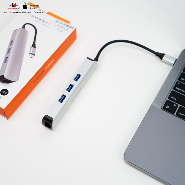 Hub chuyển đổi HyperDrive 6 in 1 Type-C 4K HDMI HD233B-HD233BGREY-9
