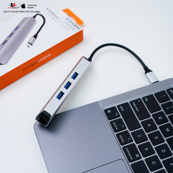 Hub chuyển đổi HyperDrive 6 in 1 Type-C 4K HDMI HD233B-HD233BGREY-10