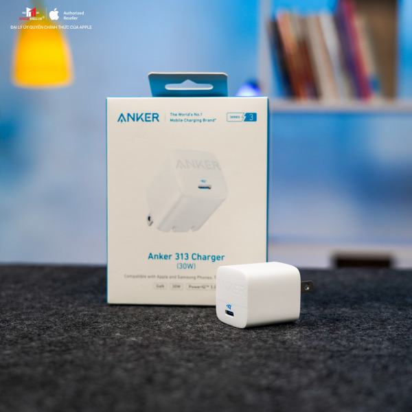 Cốc sạc nhanh Anker 30W Type-C PD 313 Charger Series 3 A2639-A2639J21-2