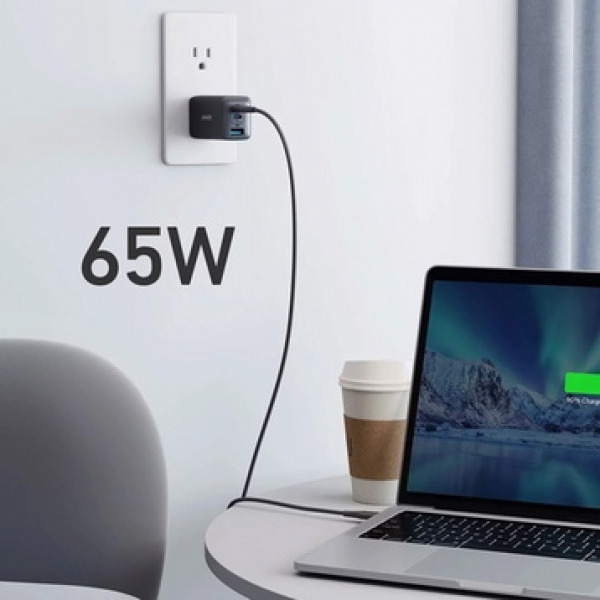 Cốc sạc nhanh Anker 65W 3 cổng PowerPort III A2667-A2667J11-4