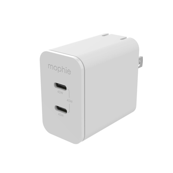 Cốc sạc nhanh Mophie 45W 2 cổng Type-C GaN-409909356-2