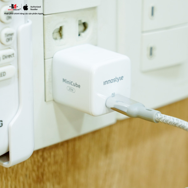 Cốc sạc nhanh Innostyle 20W Type-C Ultra Minicube-IMC20PDWHI-4