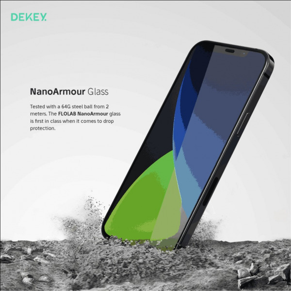 Cường lực iPhone 12 Mini Dekey Luxury (có viền)-41180551803-2