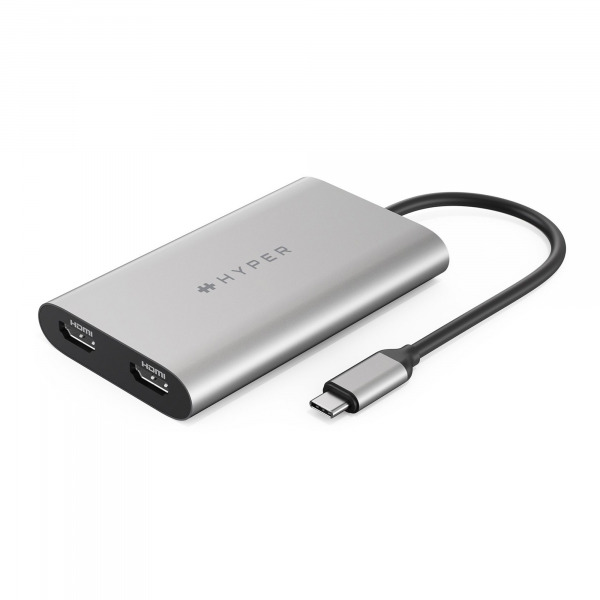 Hub chuyển đổi HyperDrive Type-C to Dual 4K HDMI (2 màn hình)-HDM1-3