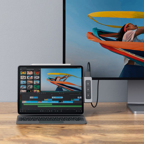 Hub chuyển đổi HyperDrive 6 in 1 Media Type-C cho iPad HD449-HD449-7
