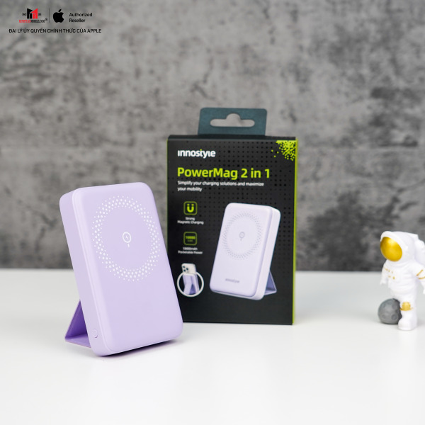 Pin sạc dự phòng Innostyle 10.000 mAh 20W PowerMag 2 in 1 Stand-IS20PDLV-13