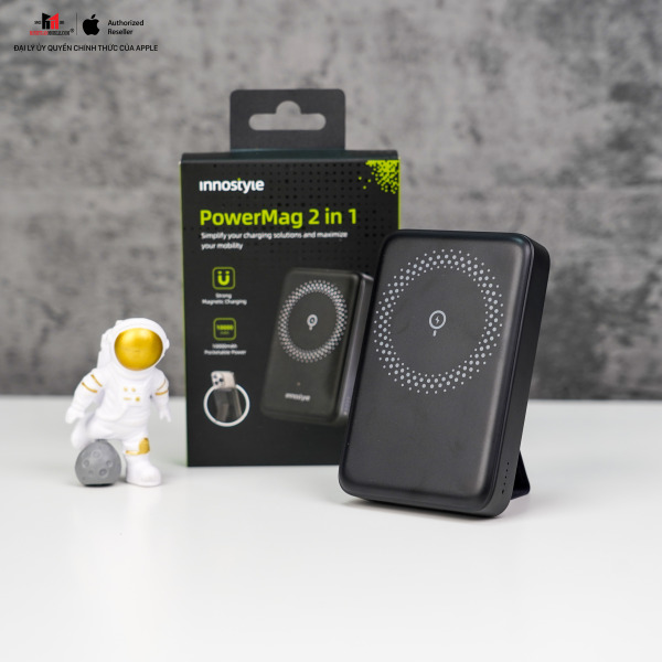 Pin sạc dự phòng Innostyle 10.000 mAh 20W PowerMag 2 in 1 Stand-IS20PDLV-14