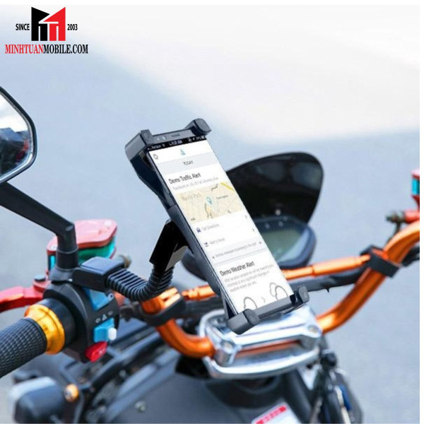 Đế đỡ điện thoại gắn xe máy ROBOT RTMH02-RTMH02BK-6
