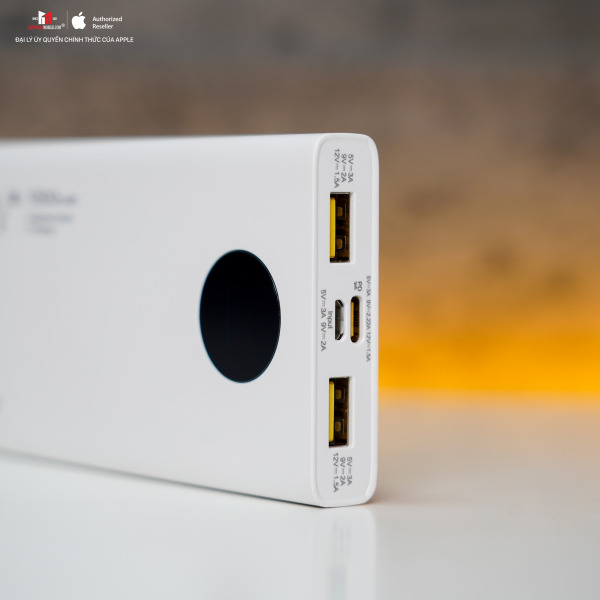 Pin sạc dự phòng Pisen 10.500 mAh 20W QUICK PowerU LED Ultra-TSD306WT-6