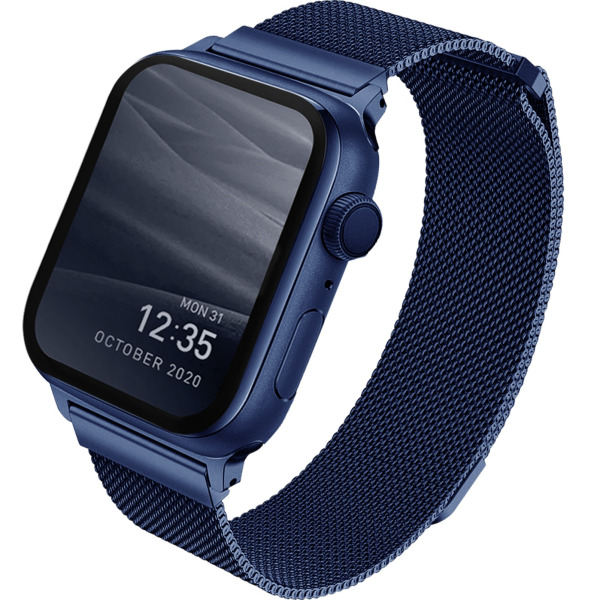 Dây đeo Apple Watch 38 40 41mm UNIQ Dante Milan Mesh Steel Strap-41DANGRN-2