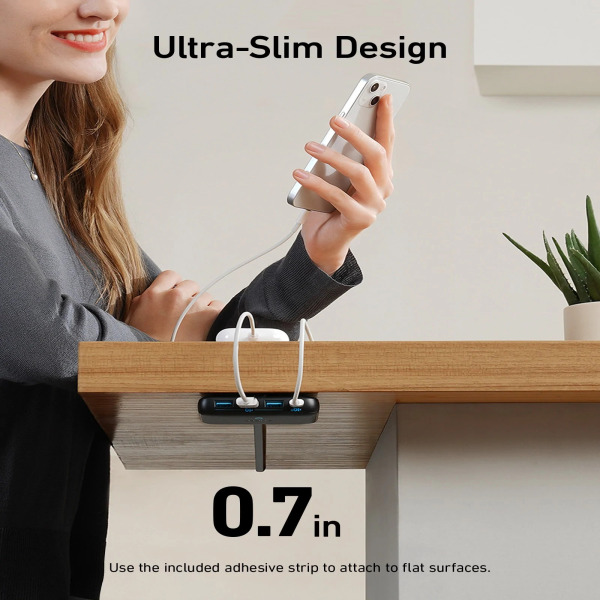 Hub sạc 4 cổng Anker PowerPort Atom III Slim 65W PIQ 3.0 & GaN A2045-A2045-4