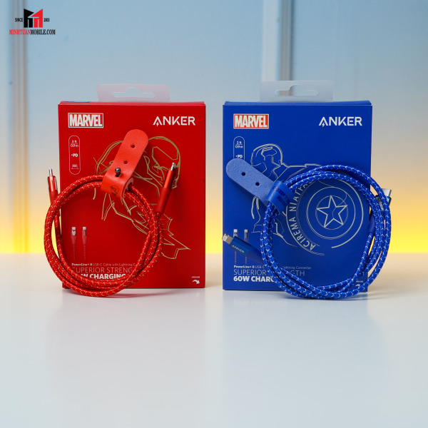 Cáp Type C to Lightning Anker Powerline III 0.9M phiên bản Marvel A9548-A9548031-7