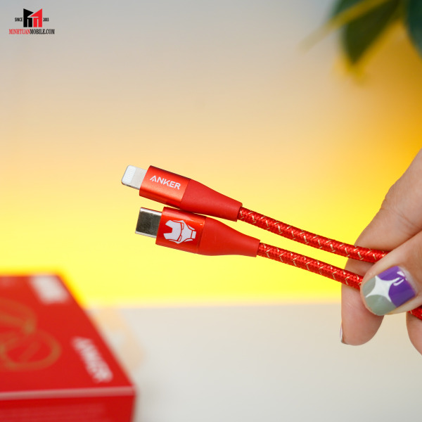 Cáp Type C to Lightning Anker Powerline III 0.9M phiên bản Marvel A9548-A9548031-11