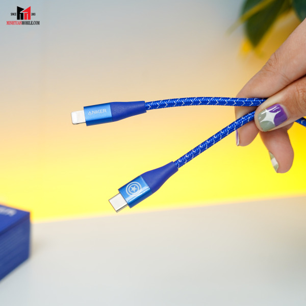 Cáp Type C to Lightning Anker Powerline III 0.9M phiên bản Marvel A9548-A9548031-12