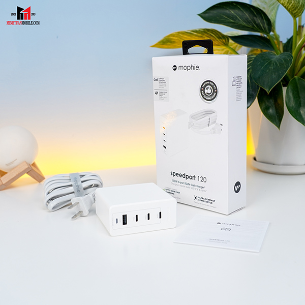 Bộ Hub sạc nhanh Mophie Power Delivery 120W GaN-409909358-5