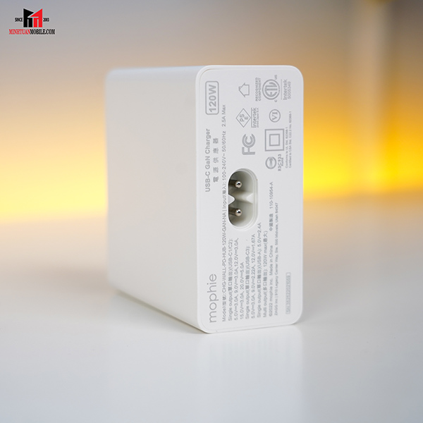 Bộ Hub sạc nhanh Mophie Power Delivery 120W GaN-409909358-9