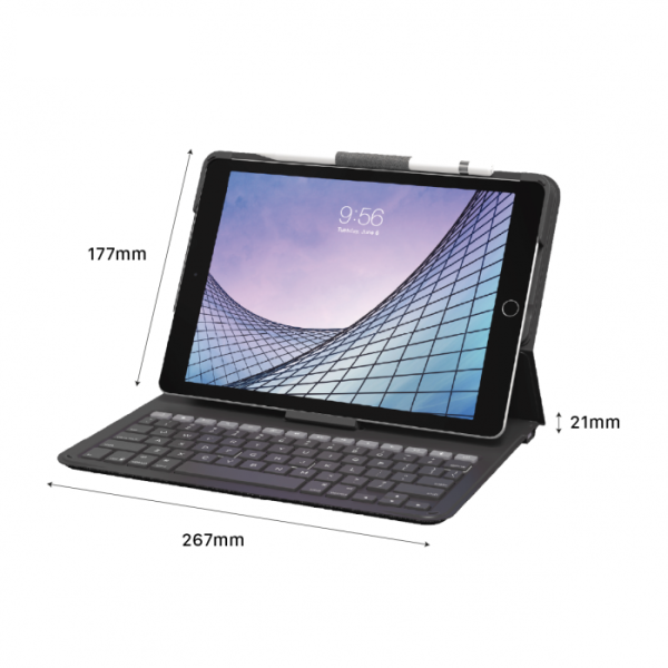 Ốp lưng kèm bàn phím iPad 10.2 inch 10.5 inch ZAGG Messenger Folio 2-103007169-3