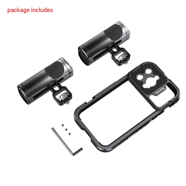 Bộ quay cầm tay kép SmallRig chuyên dụng cho iPhone 14 Pro Max-4078-4