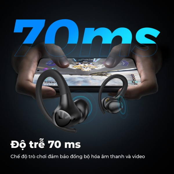 Tai nghe Bluetooth thể thao SoundPEATS Wings2-SPW2BK-4