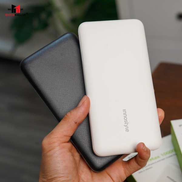 Pin sạc dự phòng Innostyle PowerMax 10.000 mAh 20W PD QC 3.0 IP20PD-IP20PDBLK-13
