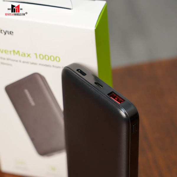 Pin sạc dự phòng Innostyle PowerMax 10.000 mAh 20W PD QC 3.0 IP20PD-IP20PDBLK-14