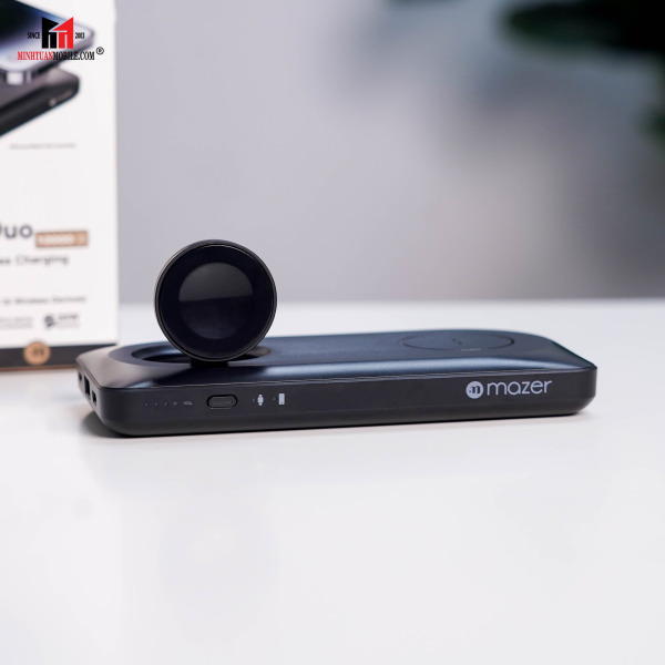 Pin dự phòng Mazer MagAir14 DUO MagSafe 15W 10.000 mAh-MMAGAIR14DUOBK-14