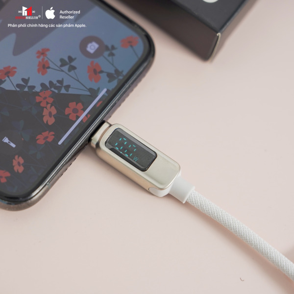 Cáp Type-C to Lightning Pisen đo công suất sạc 2m-CLPD032000BK-4