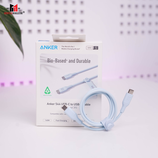 Cáp Type-C to Type-C Anker 0.9m 140W 544 TPE Bio-Based A80F1-A80F1H11-7