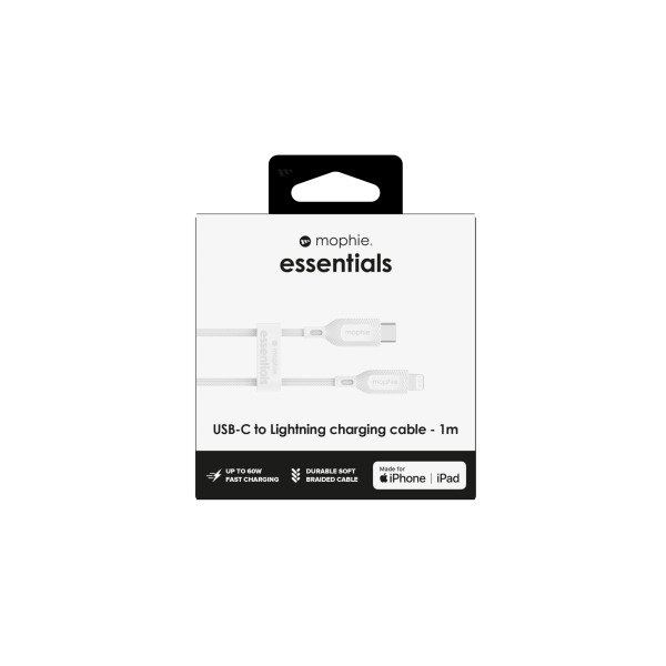Cáp Type-C to Lightning Mophie Essentials MFi 1M-409912194-4