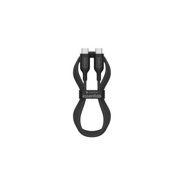 Cáp Type-C to Type-C Mophie Essentials 60W 1M-409912236-12