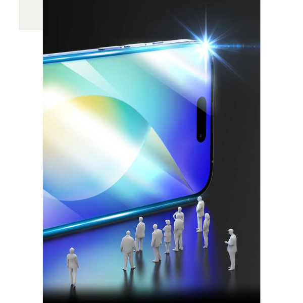 Cường lực iPhone 15 Plus Mipow Kingbull Premium Silk HD (2.7D)-BJ502BK-7