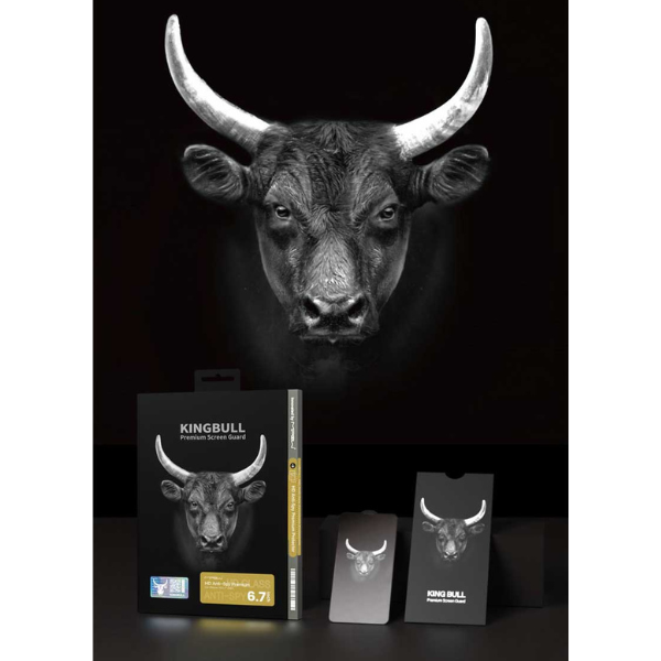 Cường lực chống nhìn trộm iPhone 15 Pro Max Mipow Kingbull Premium HD-BJ516-BK-6