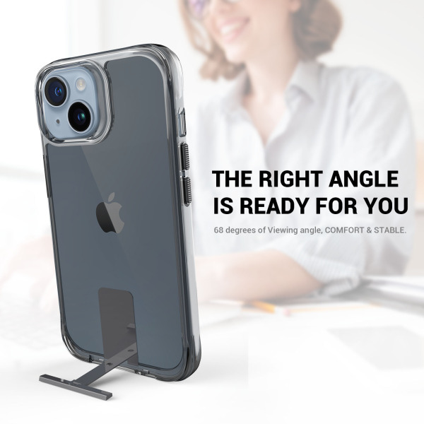 Ốp lưng iPhone 15 Plus Jinya T-Stand Clear-JA6661-4
