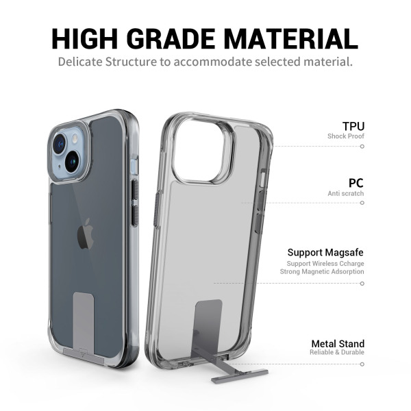 Ốp lưng iPhone 15 Plus Jinya T-Stand Clear-JA6661-7